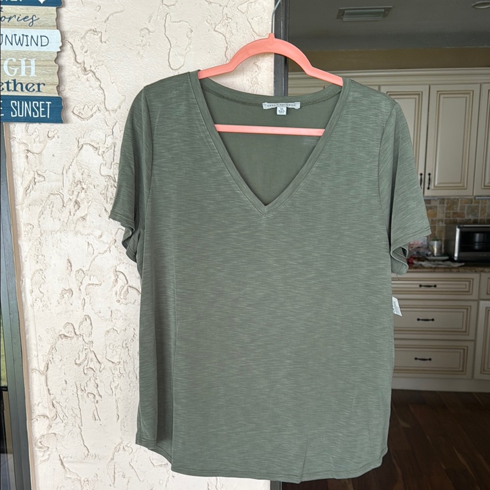 Green Envelope Green Relaxed Fit Short Sleeve T-Shirt